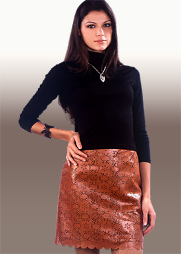 Leather Skirt L04104